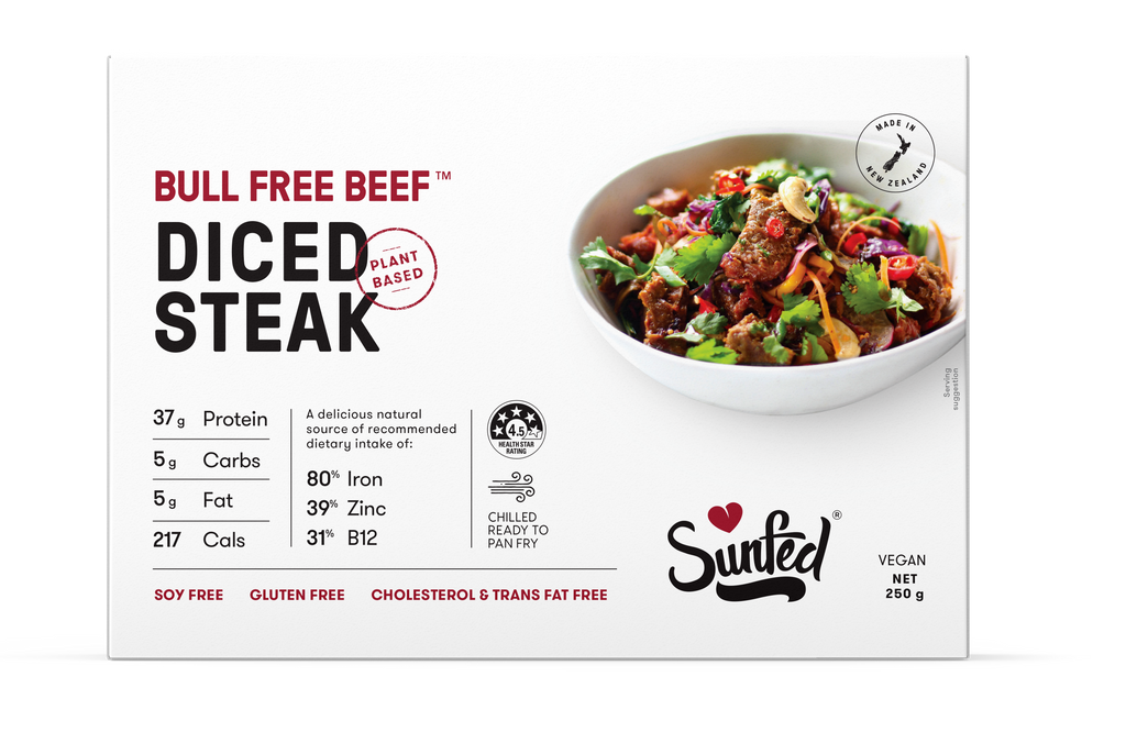 Sunfed® Bull Free Beef™ Diced Steak