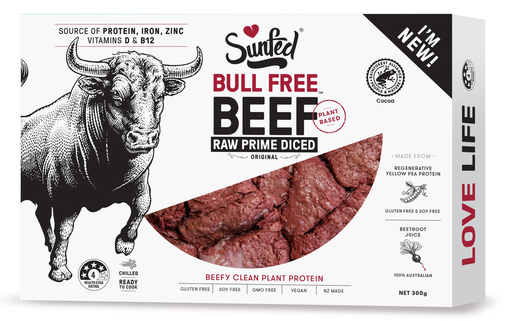 Sunfed® Bull Free Beef™ Diced Steak
